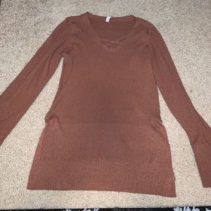 Fall leaf colored sweater